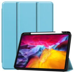 LEATHER Flip tok Apple iPad Pro 11 (2022 / 2021 / 2020 / 2018) világoskék