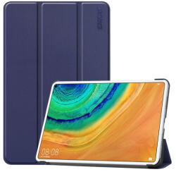 ENKAY LEATHER Huawei MatePad Pro sötétkék flip borító