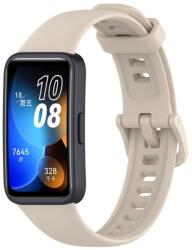 SILICONE Cserélhető szíj a Huawei Band 10 / Band 9 bézs színhez