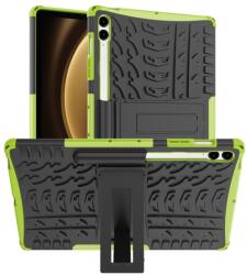 STAND Extra strapabíró tok Samsung Galaxy Tab S9 FE+ zöld