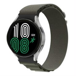 NYLON szíj Samsung Galaxy Watch 5-höz (40mm / 44mm) 5 Pro 45mm zöld