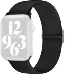  Elasztikus szíj Apple Watch 9 / 8 / 7 (45mm) / 6 / SE / 5/4 (44 mm) / 3/2/1 (42 mm) fekete