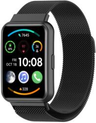 MILANESE fém szíj Huawei Watch Fit 2 fekete