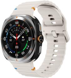  WAVY szilikon szíj Samsung Galaxy Watch Ultra 47mm STARLIGHT-hoz