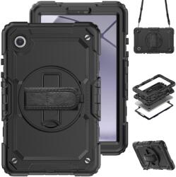  SOLID 360 Tartós tok Samsung Galaxy Tab A9 fekete