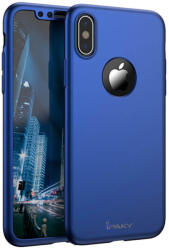 iPaky 360° Cover + 9H edzett üveg Apple iPhone XS Max kék