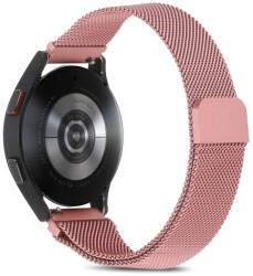 MILANESE Fém szíj Huawei Watch GT 3 Pro-hoz 43mm rózsaszín