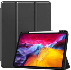 LEATHER Flip tok Apple iPad Pro 11 (2022 / 2021 / 2020 / 2018) fekete