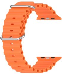 OCEAN szíj Apple Watch Ultra 1 / 2 (49 mm) / 9 / 8 / 7 (45 mm) / 6 / SE / 5 / 4 (44 mm) / 3 / 2 / 1 (42 mm) narancssárga készülékhez