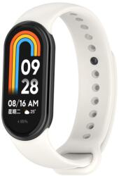 SILICONE Cserélhető szíj a Xiaomi Smart Band 9-hez szürke-fehér
