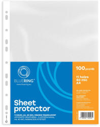BLUERING Genotherm lefűzhető, A4, 40 micron narancsos Bluering® 100 db/csomag