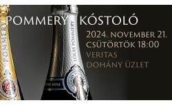 Pommery Kóstoló - 2024. november 21. CSÜTÖRTÖK 18: 00-19: 30