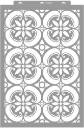 MyWall Mirabella Csempe stencil - 3D - 59x89 cm ultra 2
