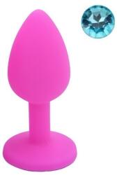 Guilty Toys Dop Anal Silicone Buttplug, Small, Roz/Albastru Deschis, Guilty Toys