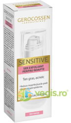 GEROCOSSEN Ser Exfoliant pentru Noapte cu 5% Acid Glicolic si Aloe Vera Sensitive 30ml