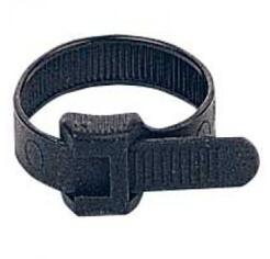 Legrand Brida Colson - U. V protected - internal teeth - adancime 7.6 mm - L. 128 mm -negru (031928)
