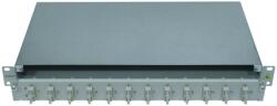 Schrack Patchpanel FO 19, 1UV, culisant, pentru 4 fibre, SC, MM (HSELS04MCG)