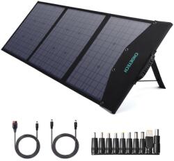 Choetech Panou solar pliabil, camping, pescuit, drumetii de 120W, 1 X USB TYPE C / 2 X USB TYPE A SI IESIRE DC, PS-120-3 (PS-120-3)