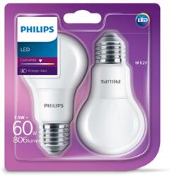Philips BEL LED bulb A60M FR Set 2x7.5 60W 4000K 806lm E27 15.000h (929001234761)