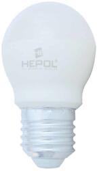 Lohuis Lighting Bec LED HEPOL, forma sferic, E27, 8W, 25000 ore, 3000K (5948668033778)
