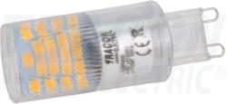 TRACON Sursă de lumină G9 cu carcasădin aluminiun230 VAC, 4 W, 2700 K, G9, 350 lm, 200°, EEI=F (LG9H4W)