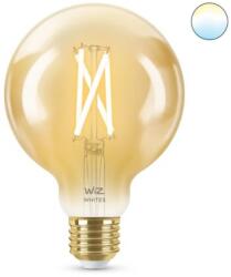 Philips Bec LED filament G95 6.7-50W E27 920-950, auriu, Wiz (929002418101)
