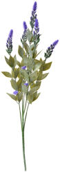 Clayre & Eef Buchet Lavanda artificiala verde mov 10x6x62 cm (6PL0290)