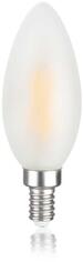 Ideal Lux E14 oliva 4w 3000k cri80 satin Alb (326610 IDEAL LUX)