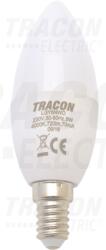 TRACON Sursa de lumina LED, forma delumanare, opal LGY8W 230 V, 50 Hz, 8 W, 2700 K, E14, 570 lm, 250° (LGY8W)
