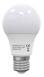 SPN Bec Led E27, model glob A60, 9W=75W, 6400K, lumina rece, ore functionare 15.000 (SPNDL65019)