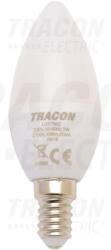 TRACON Sursa de lumina LED, forma delumanare, opal LGY7W 230 V, 50 Hz, 7 W, 2700 K, E14, 500 lm, 250° (LGY7W)