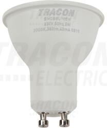 TRACON Sursa spot cu LED SMD, carcasadin mat. plastic, cu LED SAMSUNG SMDSGU105W 230V, 50Hz, GU10, 5W, 380lm, 3000K, 120°, SAMSUNG chip, EEI=A+ (SMDSGU105W)