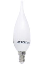 Lohuis Lighting Bec LED HEPOL, forma lumanare fantezie, E14, 4W, 25000 ore, lumina calda (5948668023908)