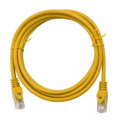 Schrack Patchcablu Cat. 5 neecranat RJ45 galben 2m (H5ULY02K0Y)