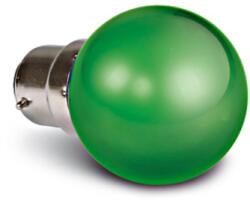 Schrack 9G01/GR/B, GREEN LED BALL LAMP 0, 5w B22 230v (LID13218)
