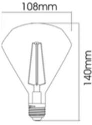 BRAYTRON Sursa de iluminat, bec FILAMENT CR110 4W E27 ADVANCE 2200K (BB53-00420)