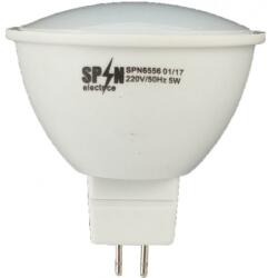 SPN Bec Led Mr16, model R50, 5W=40W, 6400K, lumina rece (SPNSPN6556)