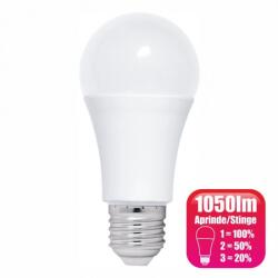 SPN Bec LED dimabil de la intrerupator, model glob A60, 12W=100W, 6400k, lumina rece (SPNSPN6509T)