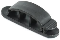 IEK Clip self-adhesive KC-3 Negru (12 pcs) (UHP41-3-K02)