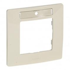 Legrand Placa Niloé - 1-module - cu label-holder - ivory (665016)