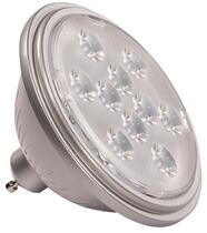 SLV Sursa de iluminat, bec, Lampa LED QPAR111 GU10, 13 °, gri, 2700K, 660lm, (1000939)