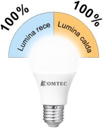 COMTEC Bec LED 2 temperaturi culoare 9W E27 A60 (MF0011-31430)