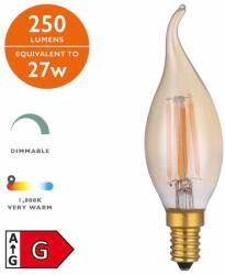 där lighting group Sursa de iluminat (Pack of 5) LED Candle Light Bulb (Lamp) SES/E14 4W 250LM (BUL-E14-LEDV-2 DAR LIGHTING)