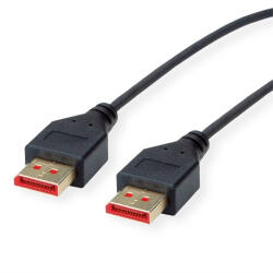 Roline Kábel Displayport 1.4 DP - DP, 8K@60Hz, HDR, M/M, vékonyított, 1, 5m, fekete (11_04_5961-20)