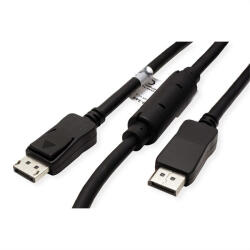 Valueline Kábel DisplayPort 1.2 Aktív DP - DP, 4K@60Hz, M/M, 15m, fekete (14_99_3495-2)