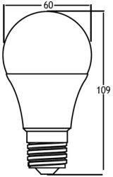 BRAYTRON Sursa de iluminat, bec A60 DIMMABLE 10W E27 ADVANCE 3000K (BA14-01020)
