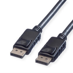 Roline Kábel DisplayPort 1.2 DP - DP, 4K@60Hz, M/M, 1m, fekete (11_04_5980-20)