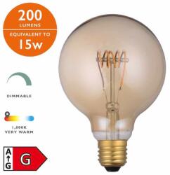 där lighting group Sursa de iluminat (Pack of 5) LED Medium Globe Light Bulb (Lamp) ES/E27 4W 200LM (BUL-E27-LEDV-3 DAR LIGHTING)