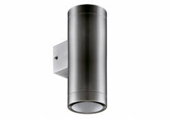 STRÜHM Aster 210x76 mm matt króm oldalfali kültéri lámpa GU-10-es foglalattal (3112)