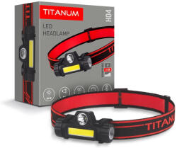 Videx TITANUM LED Fejlámpa újratölthető akkumulátorral 6500K TLF-H04 (4878)
